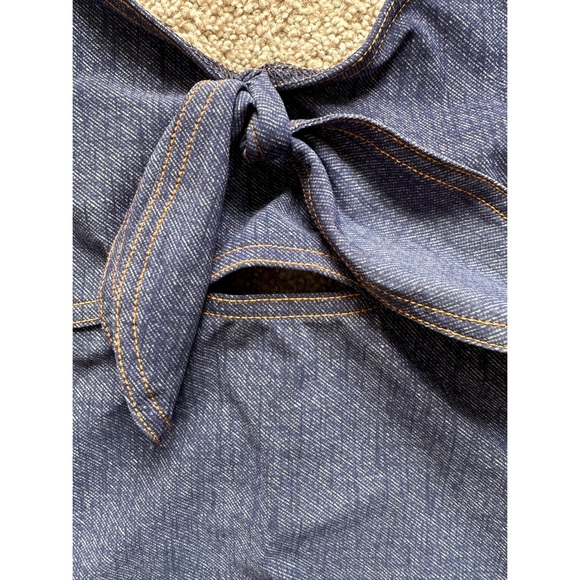 KARLA COLLETTO Denim V-Neck Underwire One-Piece Swimsuit - Picture 5 of 16